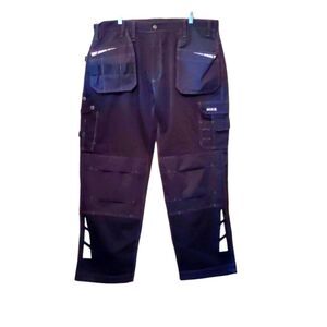 MS9 Mens Work Cargo Combat Holster Pockets Tactical Trouser Jeans